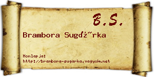 Brambora Sugárka névjegykártya
